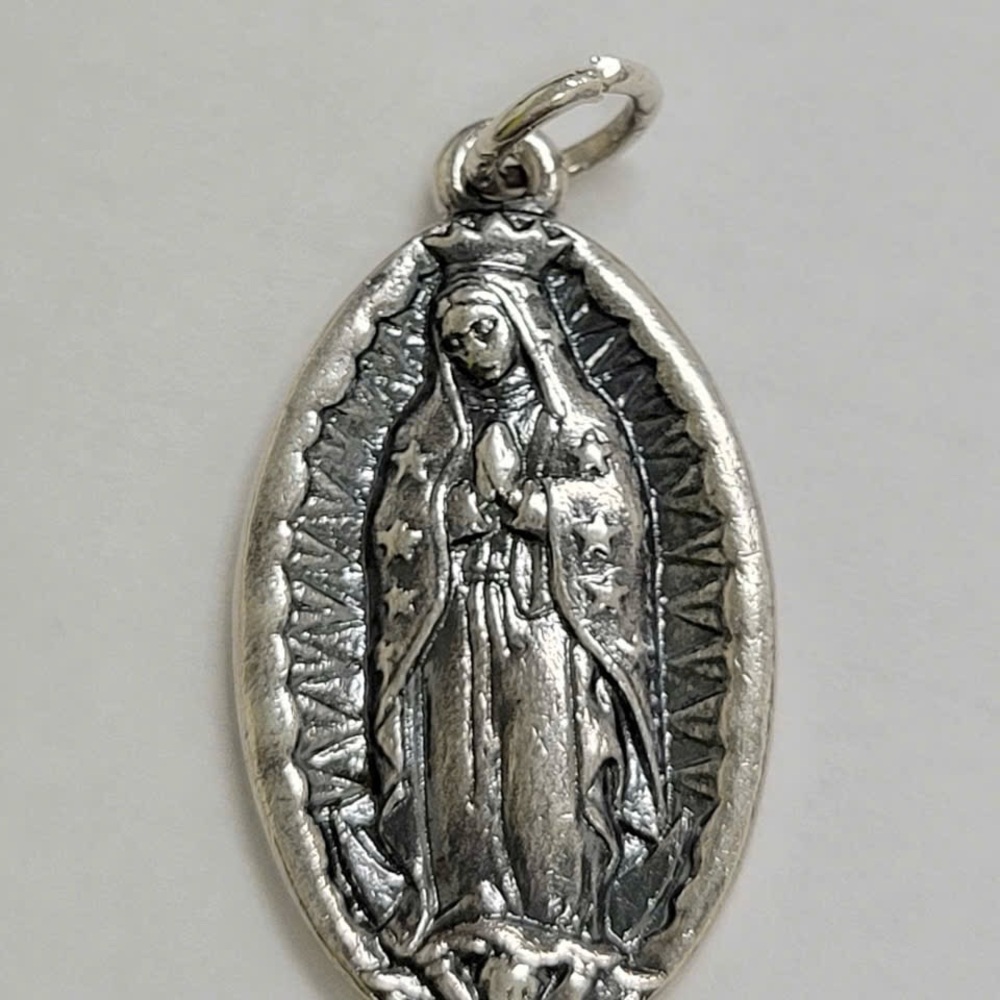 James Avery silver Virgin of Guadalupe Charm